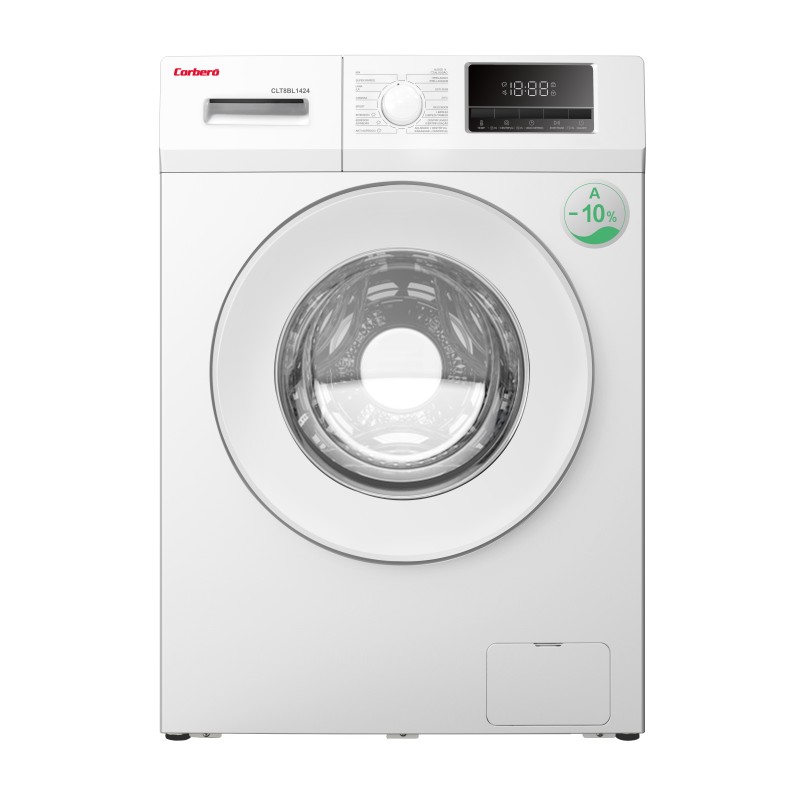 Lavadora Corbero CLT8BL1424, Carga Front