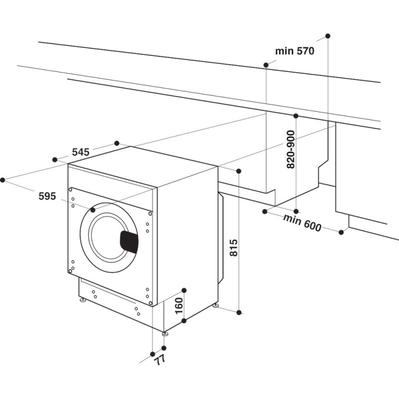Lavaseca INT Whirlpool BIWDWG751482EUN, 