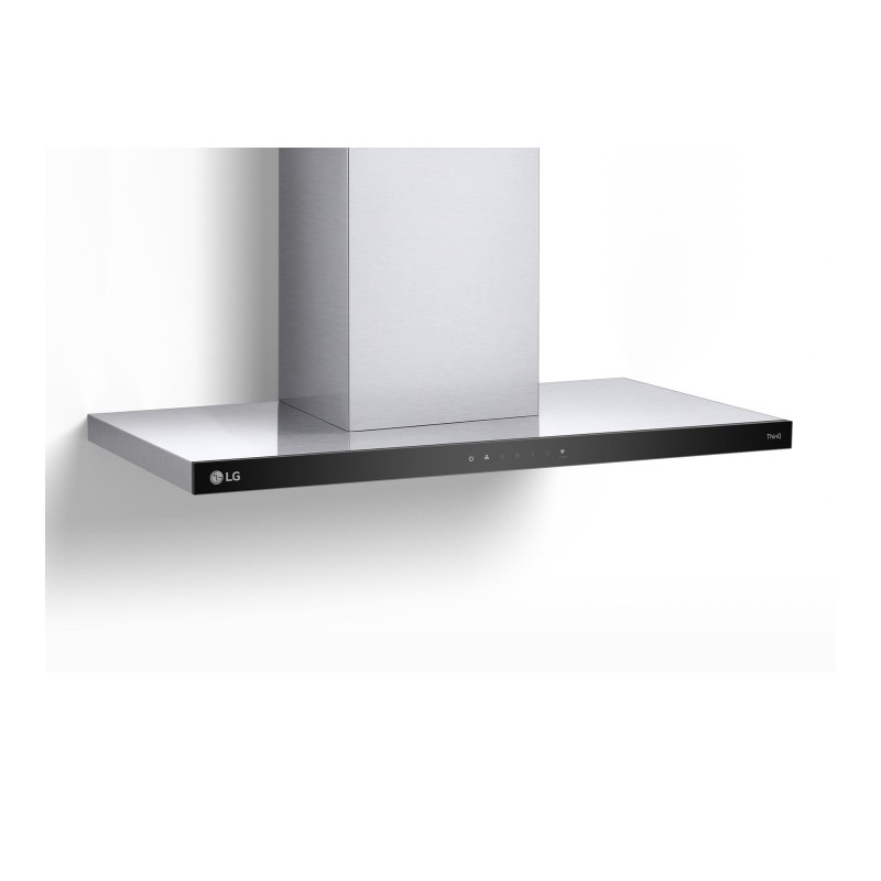 Campana LG HCEZ3626S, 90 cm, Cristal Neg