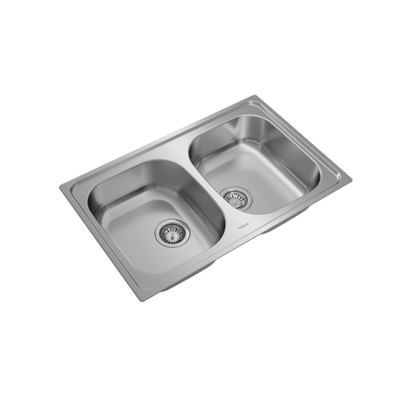 Fregadero Teka UNIVERSE 80 T-XP 2C, 2 cu