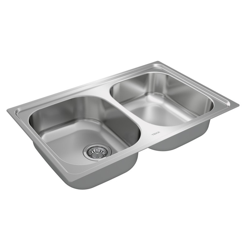 Fregadero Teka UNIVERSE 80 T-XP 2C, 2 cu