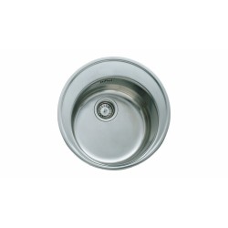 Fregadero Teka CENTROVAL , inox redondo 