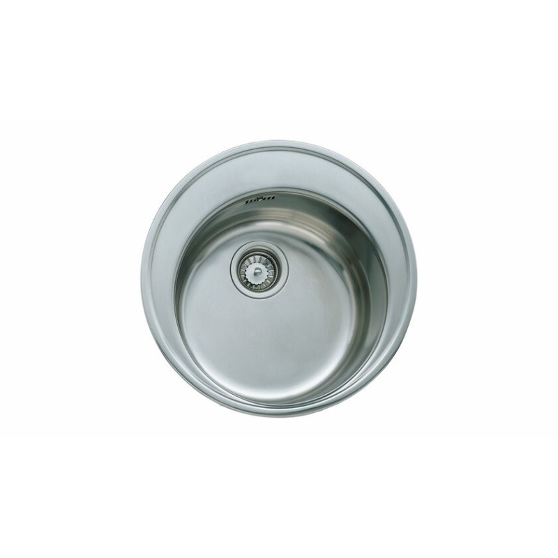 Fregadero Teka CENTROVAL , inox redondo 