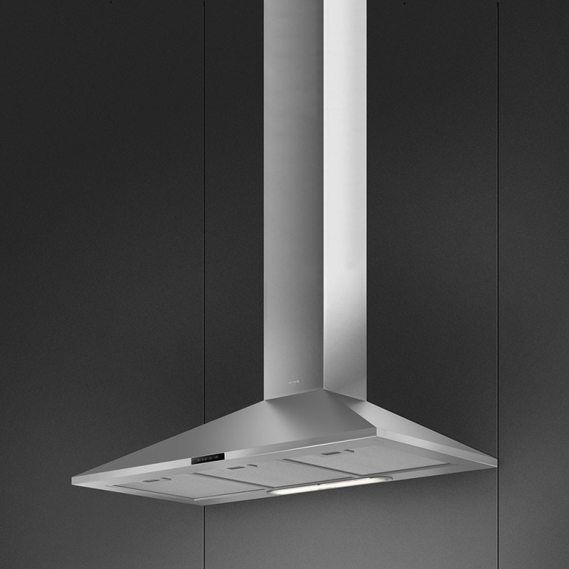 Campana Smeg KDE900EX,  Trapecio, Estéti