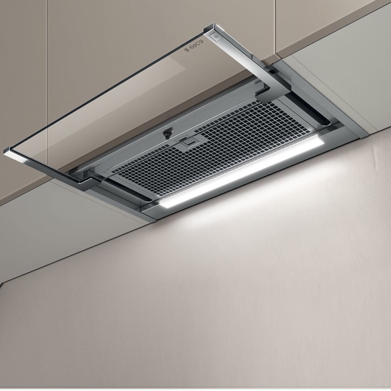 Campana Elica GLASS OUT  IX A 90, Encast