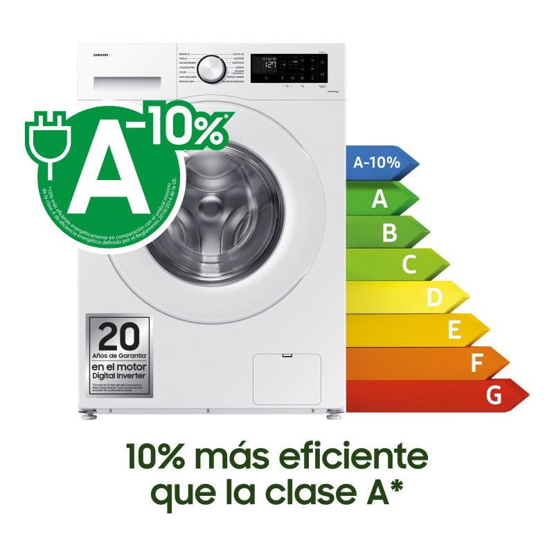 Lavadora Samsung WW90CGC04DTEEC, A -10%,