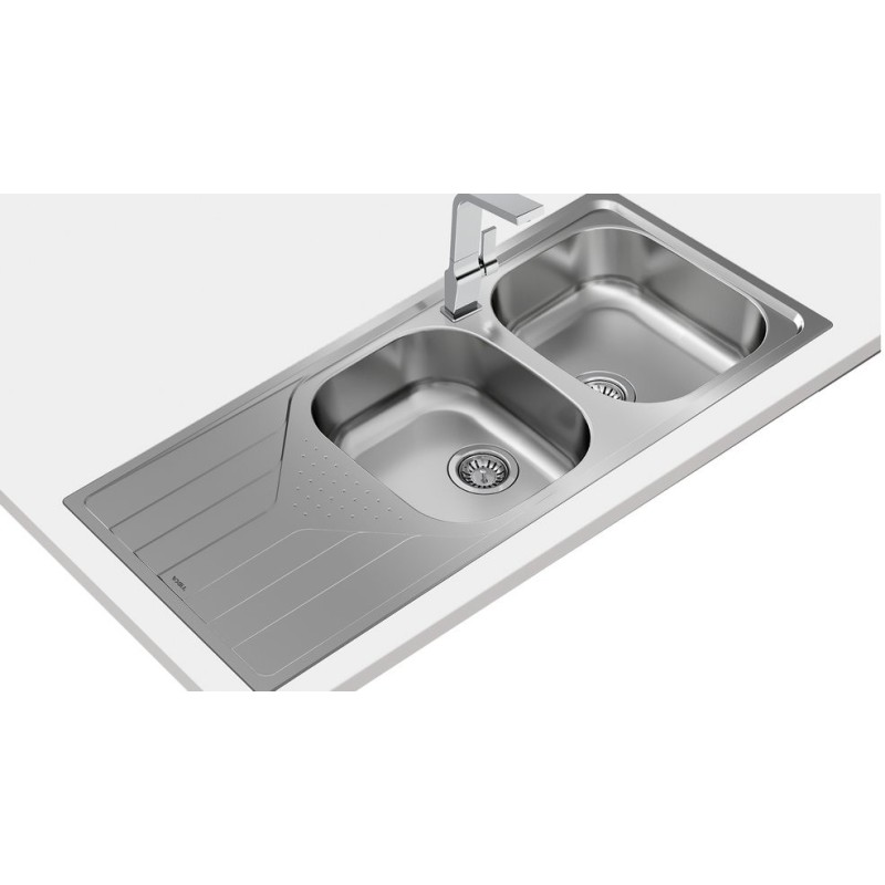 Fregadero Teka UNIVERSE 80 T-XP 2C 1E RE