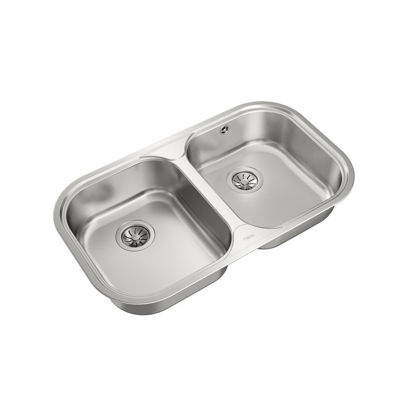 Fregadero Teka STYLO 2C, inox 2 cubetas,