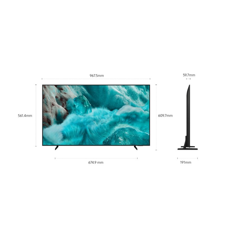 QLED 43 Samsung TQ43Q7FAAUXXC, UHD TV 4K
