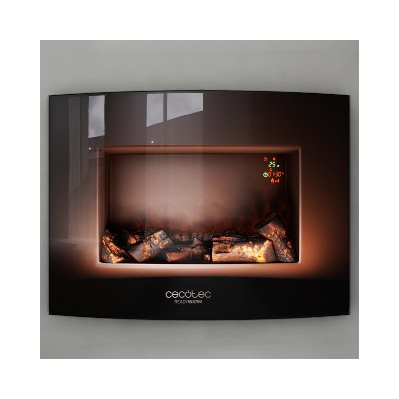 Chimenea electrica Cecotec decorativa de pared Res