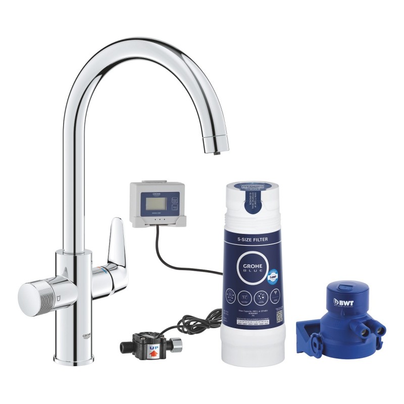 GROHE Blue Pure BauCurve C-caño, Monoman