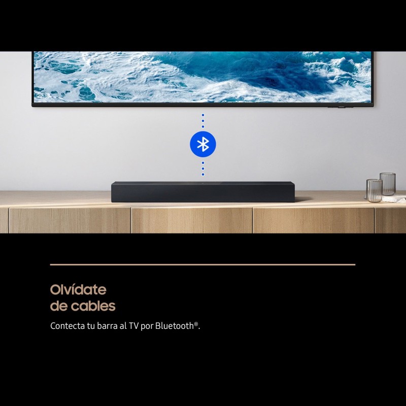 Barra de sonido Samsung HWB400FZF, con s