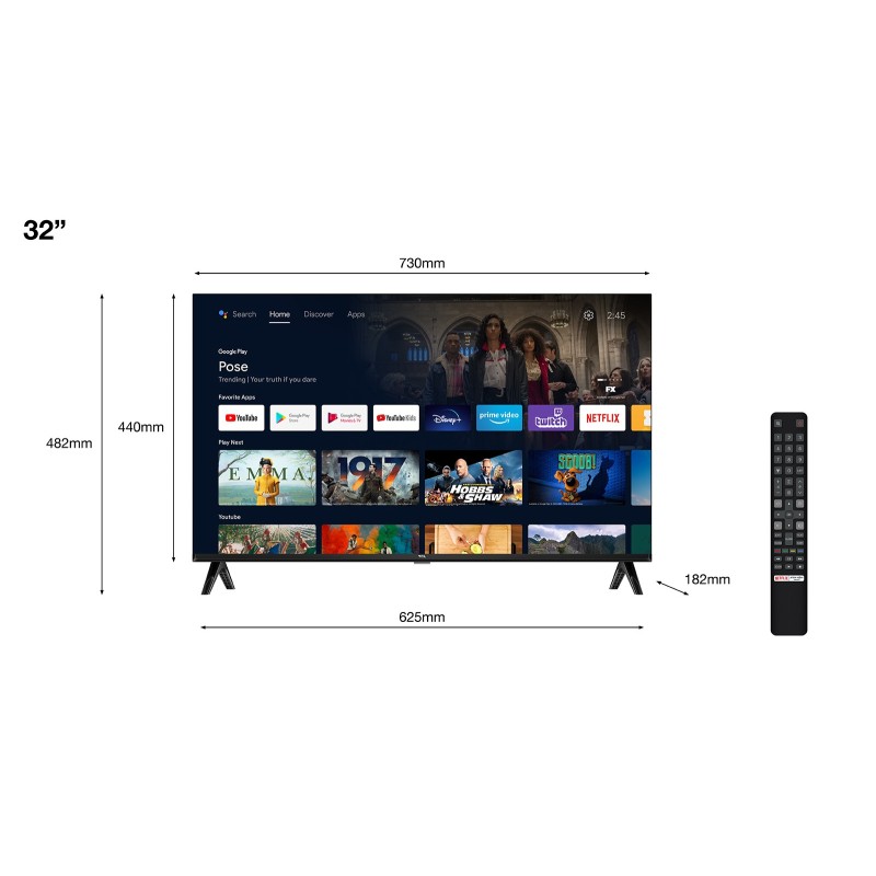 Led TCL 32S5400A, HD 1366x768, CI+, DVB-