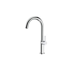 Grifo Teka OVAL 915 CROMO, Caño alto gir