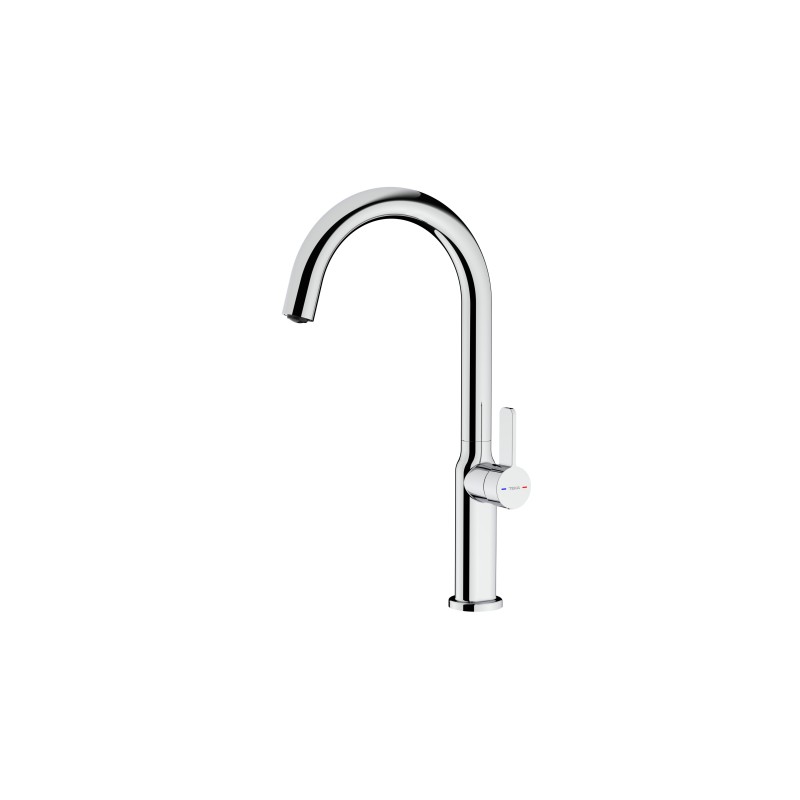 Grifo Teka OVAL 915 CROMO, Caño alto gir