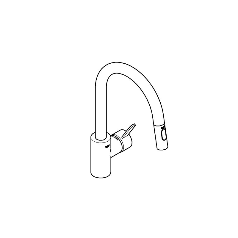 Grifo Grohe EUROSMART COSMO EXTRAIBLE