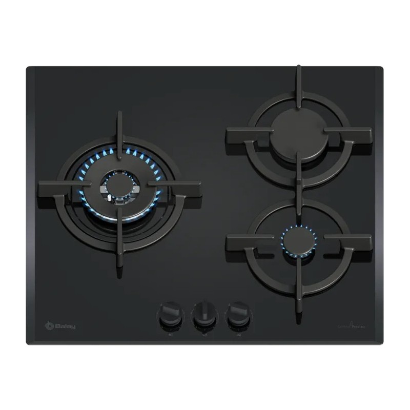 Placa Balay 3ETG663RN, Gas, Encastrable,