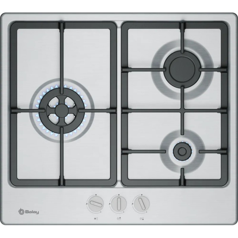 Placa Balay 3ETX563CB, Gas, Encastrable,