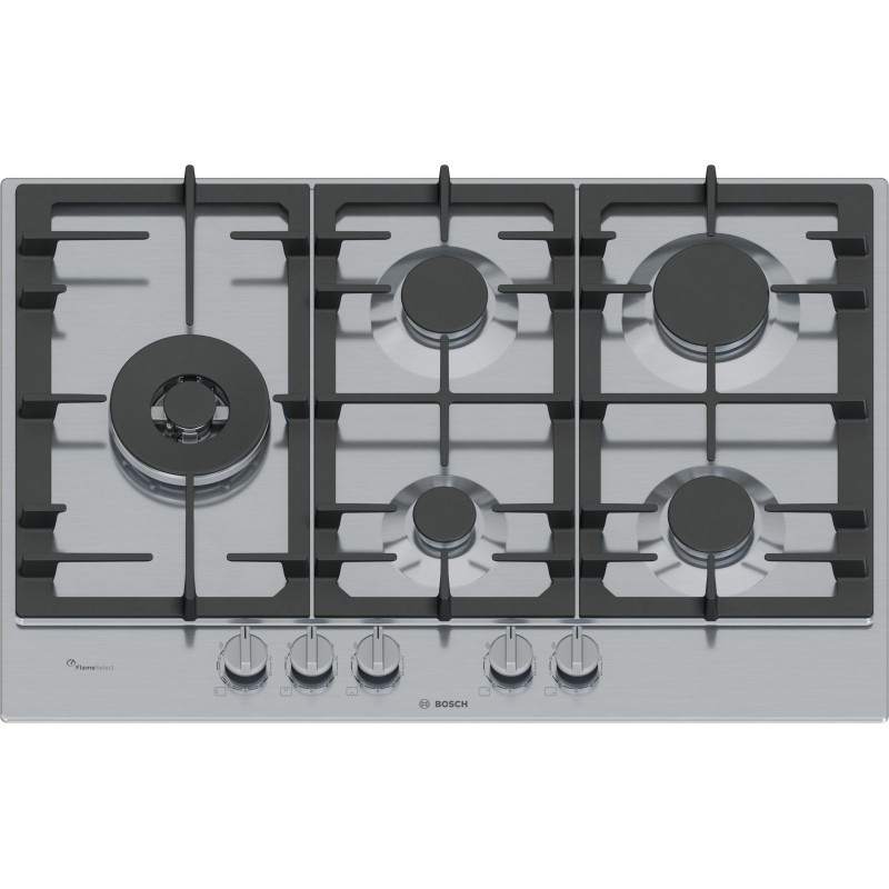 Placa Bosch PCS7A5I90, Gas, 75 cm., 5 qu