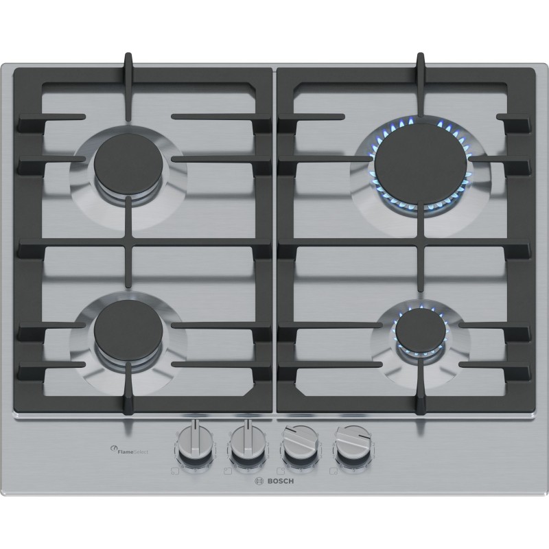 Placa Bosch PCP6A5I90, Gas, 60 cm., 4 qu