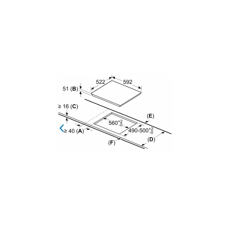Induccion Balay 3EB861EN, 60 cm., 4 zona