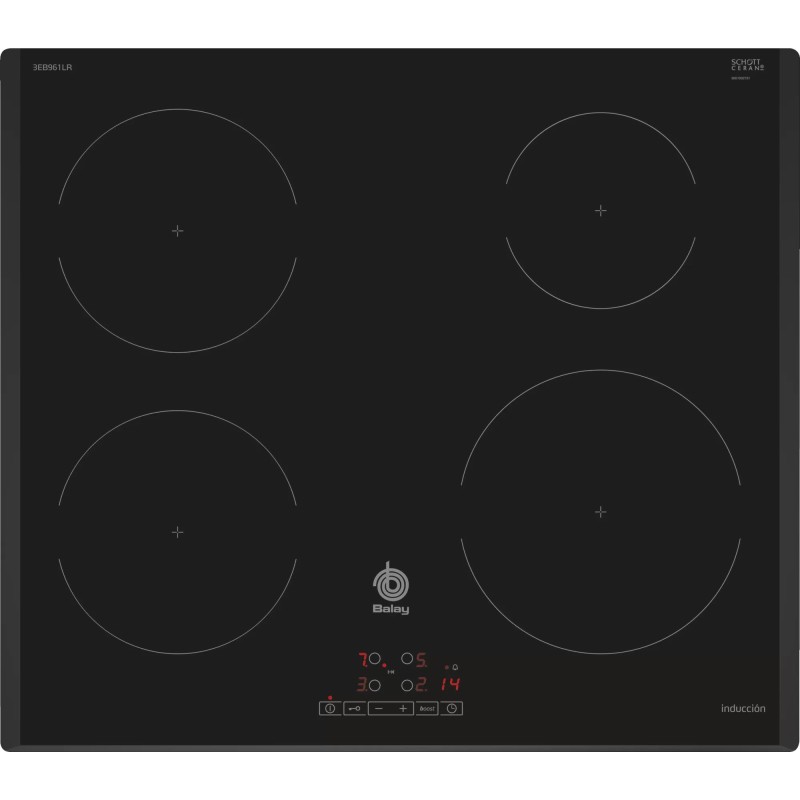 Induccion Balay 3EB961LR, 60 cm., 4 zona