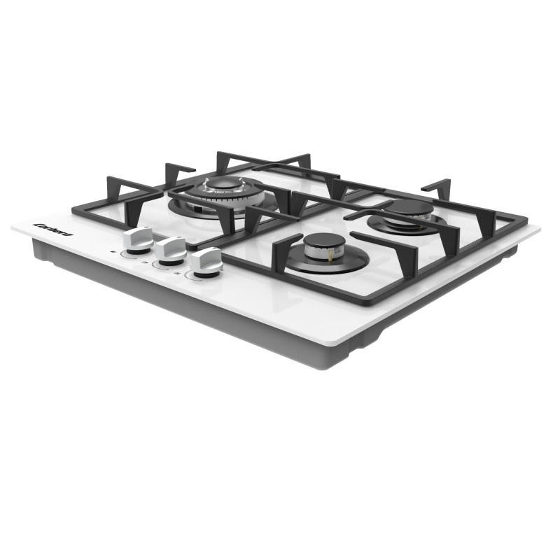 Placa Corbero CPCGM3F3122W, Cristal Gas 