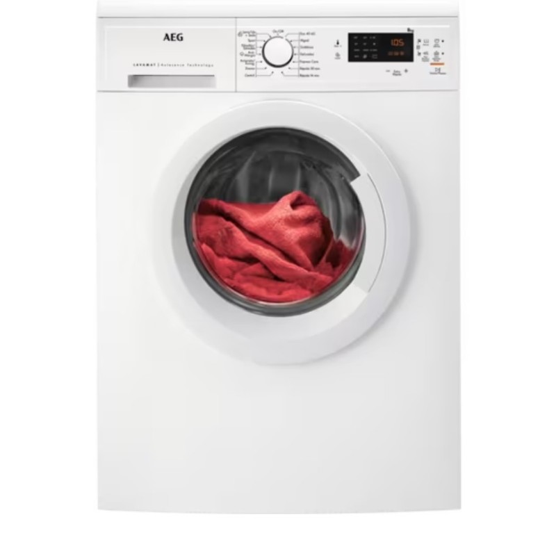 Lavadora AEG LFA5I82WRE, ProSense, 8kg, 