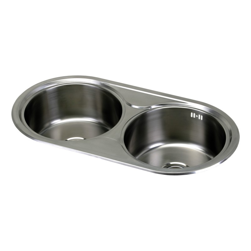 CATA R-2 AG Lavabo sobre-encimera Círculo Acero inoxidable