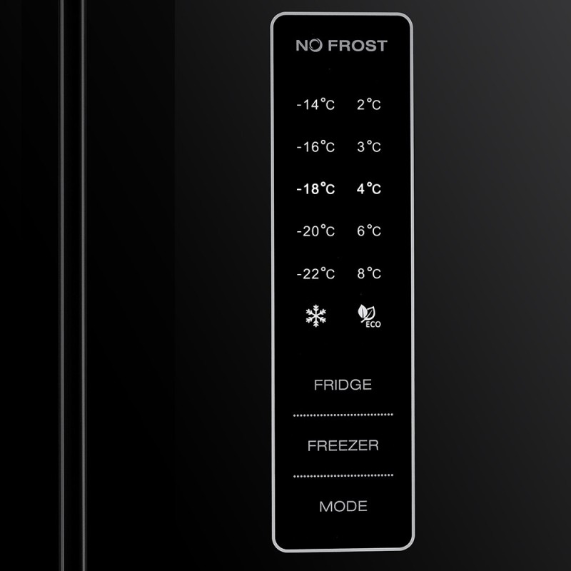 Aspes A418800ENFN nevera puerta lado a lado Independiente 362 L E Negro