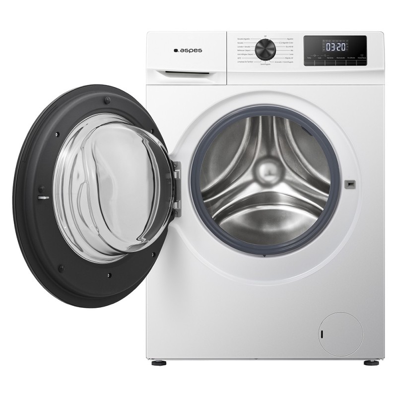 Aspes ALS96400AIDVB lavadora-secadora Independiente Carga frontal Blanco D