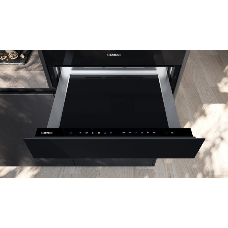 Siemens iQ700 BI710C1B1 cabinete de calefacción 20 L 12 cubiertos 820 W Acero inoxidable