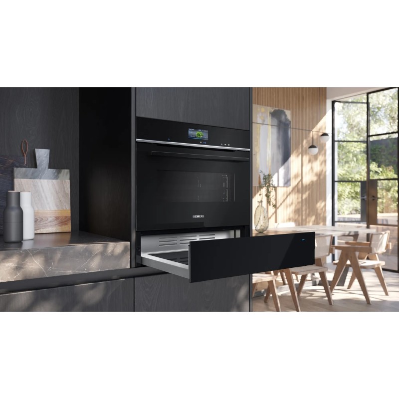 Siemens iQ700 BI710C1B1 cabinete de calefacción 20 L 12 cubiertos 820 W Acero inoxidable