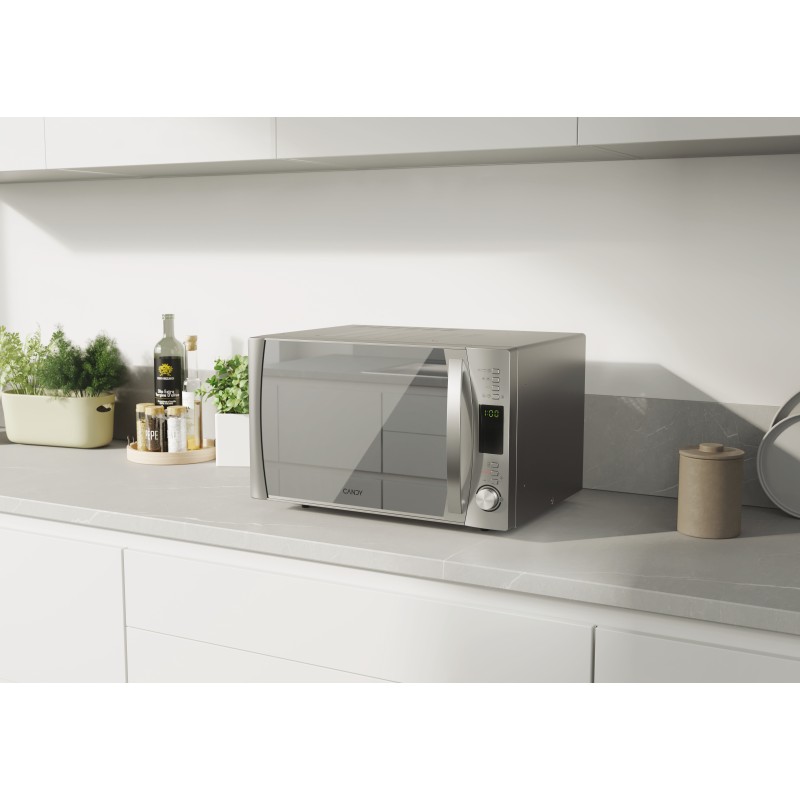 Candy COOKinApp CMXG25GDSS Sobre superficie Microondas con grill 25 L 900 W Acero inoxidable