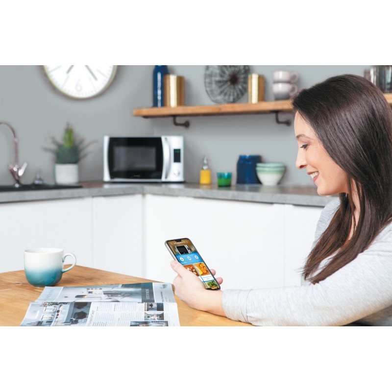 Candy COOKinApp CMXG25GDSS Sobre superficie Microondas con grill 25 L 900 W Acero inoxidable