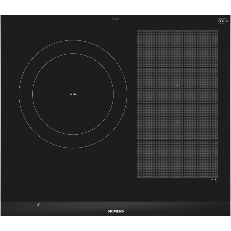 Siemens EX675LJC1E hobs Negro Integrado Con placa de inducción 3 zona(s)