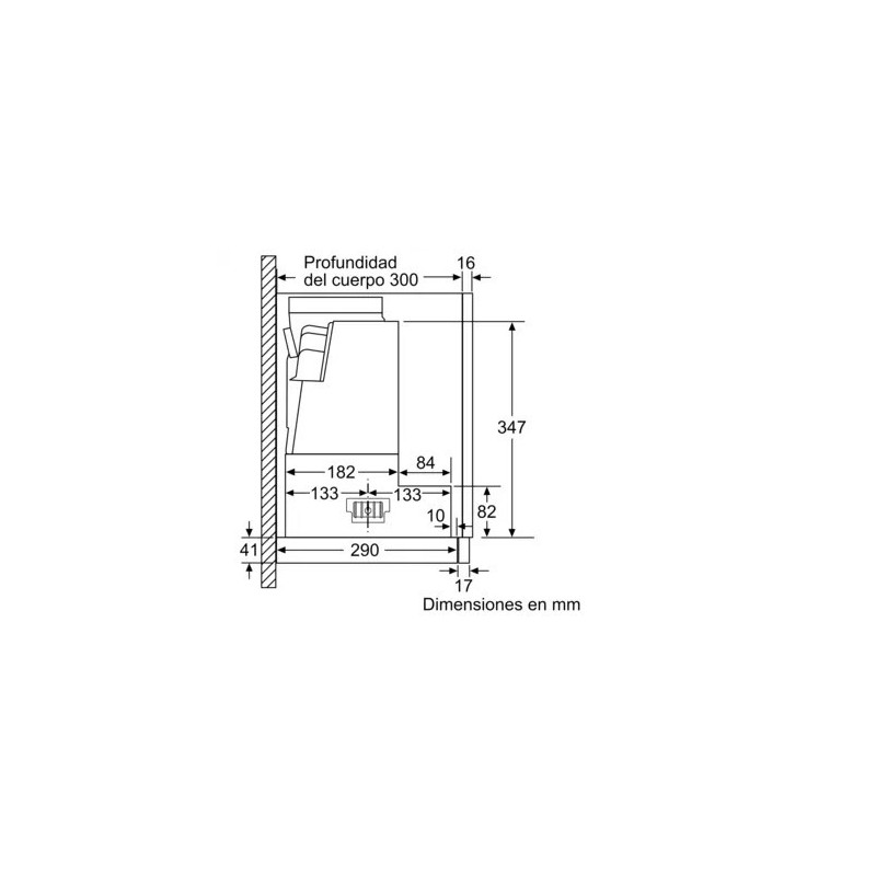 Siemens iQ300 LI67SA531 campana Semintegrada (extraíble) Plata 399 m³ h A
