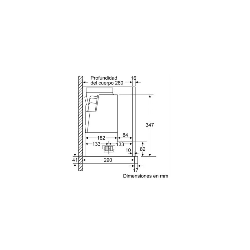 Siemens iQ300 LI67SA531 campana Semintegrada (extraíble) Plata 399 m³ h A