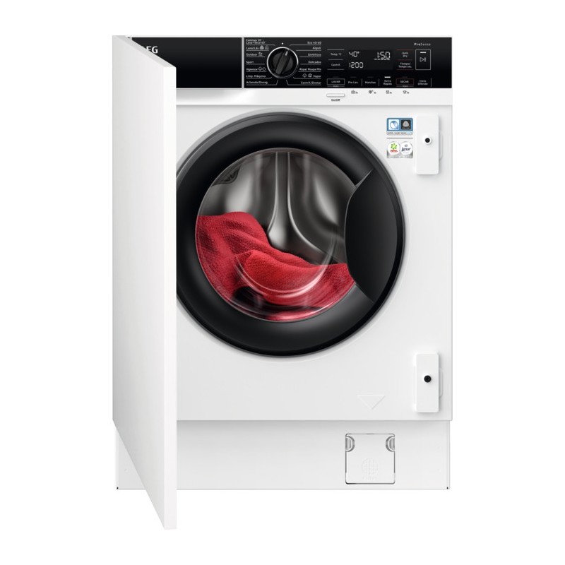 AEG Series 7000 LWN7E8636F lavadora-secadora Integrado Carga frontal Blanco D