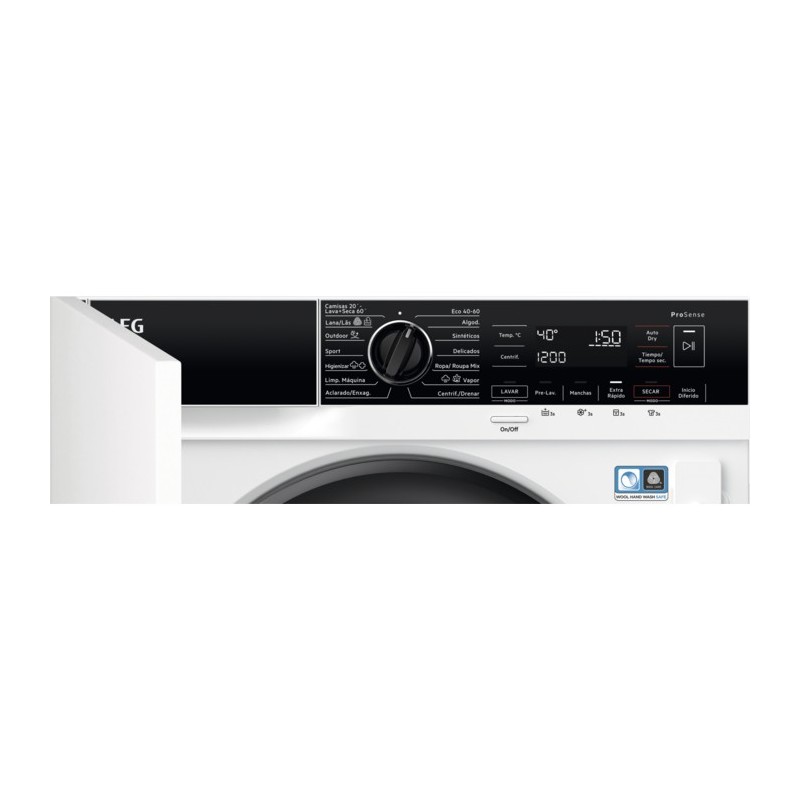 AEG Series 7000 LWN7E8636F lavadora-secadora Integrado Carga frontal Blanco D