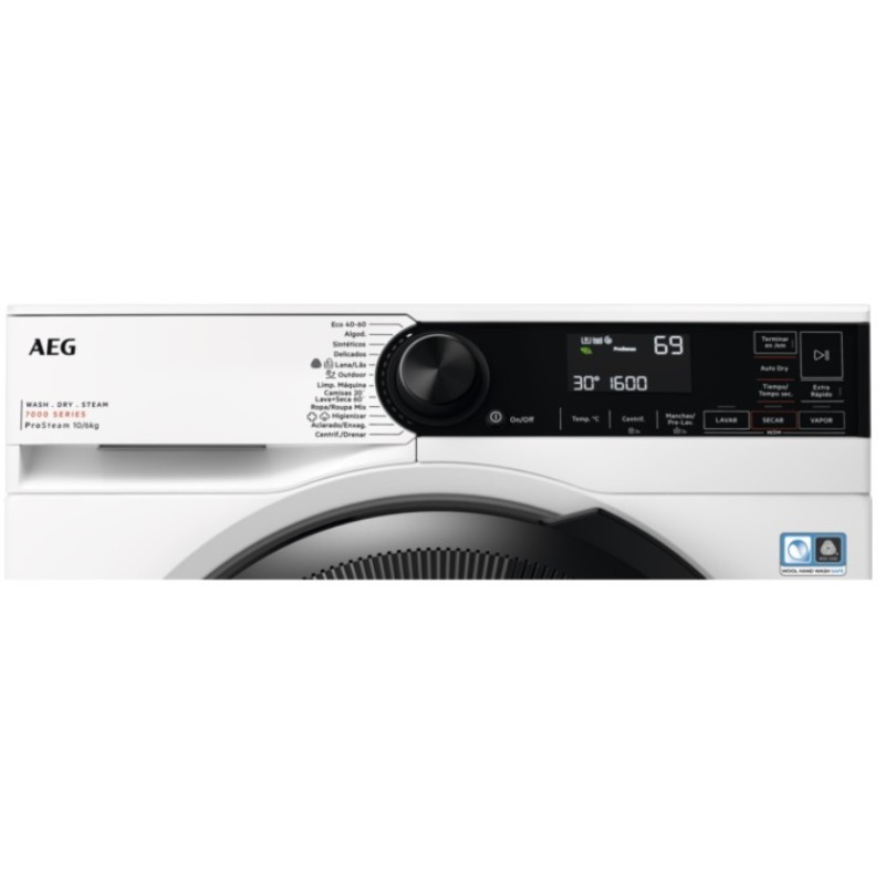 Lavaseca AEG LWR7316O4B ProSteam, DualSense - 10+6