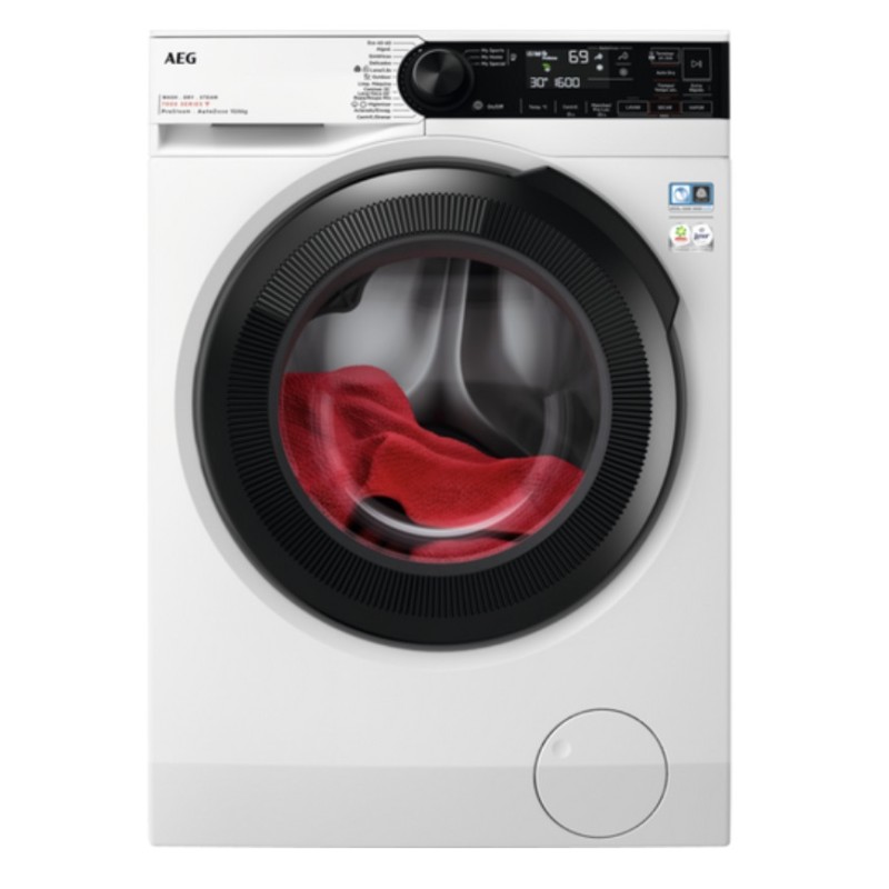 AEG Series 7000 LWR7316O4Q lavadora-secadora Independiente Carga frontal Blanco D