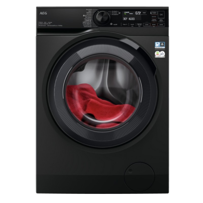 AEG Series 7000 LWR7316V6O lavadora-secadora Independiente Carga frontal Negro D