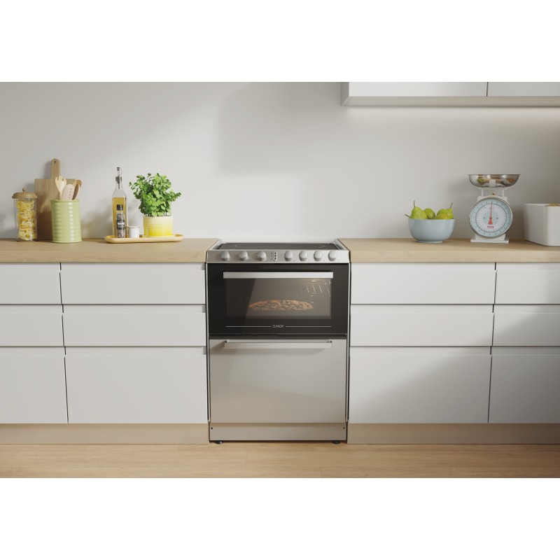 Candy TRIOVXNT 1 equipo combinado para la cocina Plata