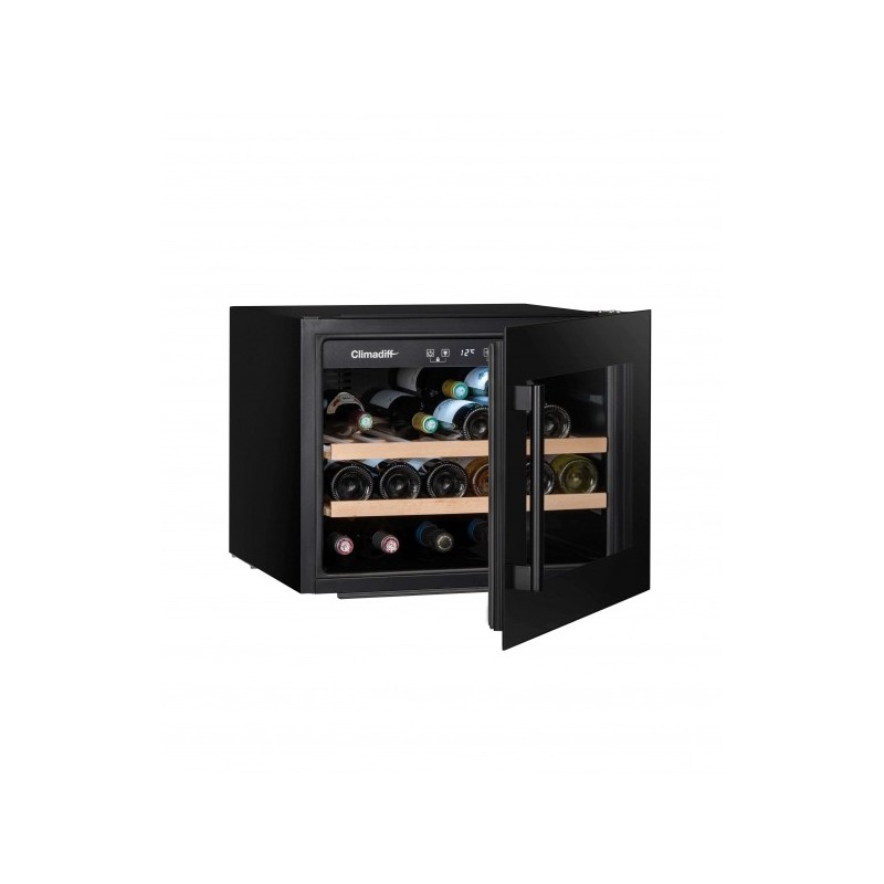 Climadiff CBI28S1B enfriador de vino Integrado Negro 28 botella(s)