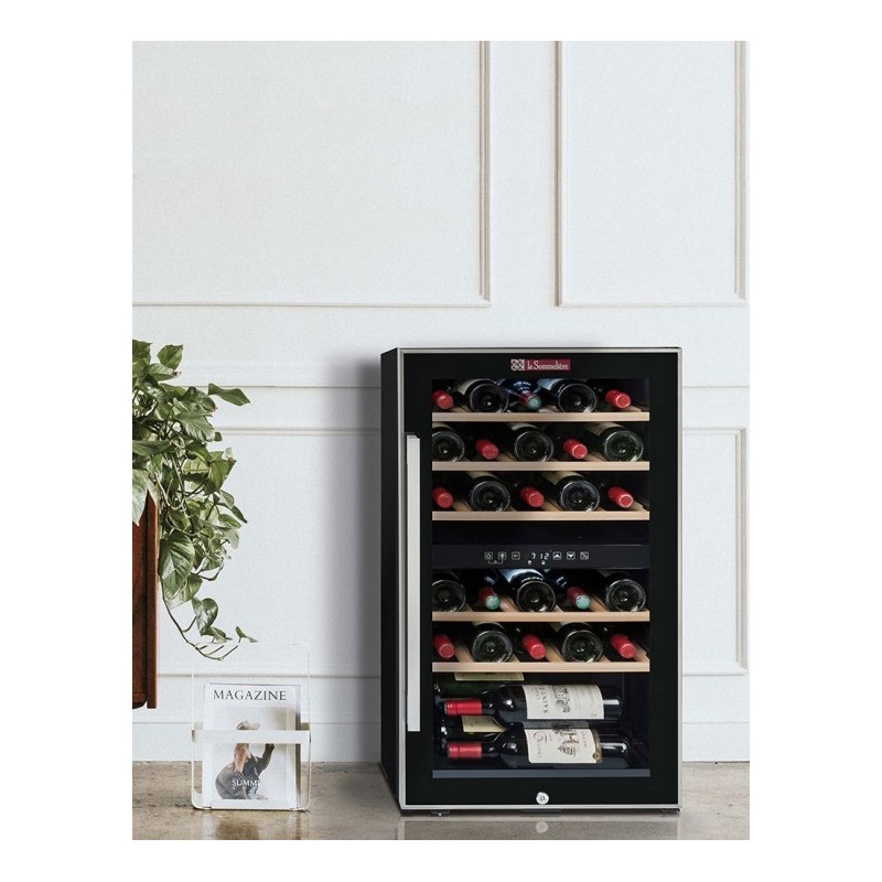 Vinoteca LA SOMMELIERE ECS302Z, Doble zona de temp ECS302Z