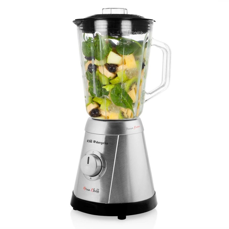 Batidora de vaso Orbegozo BV6525, 1000w, 1.5 litr.