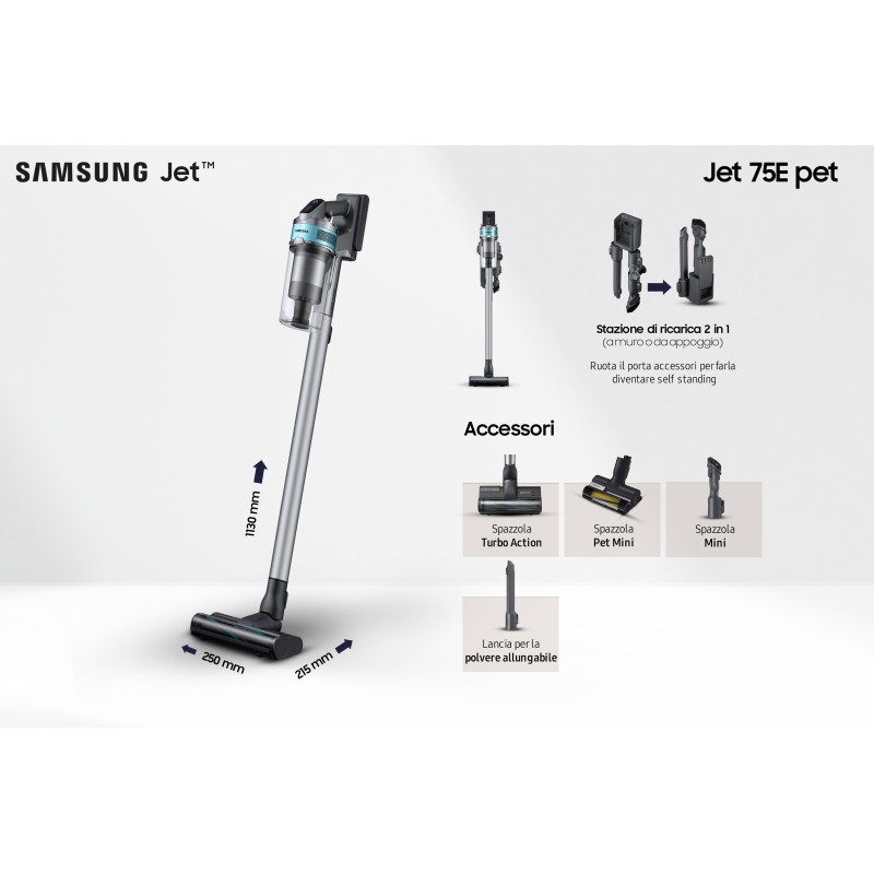 Escoba Samsung VS20B75AGR1WA(Jet75Bpet), Jet 75B P