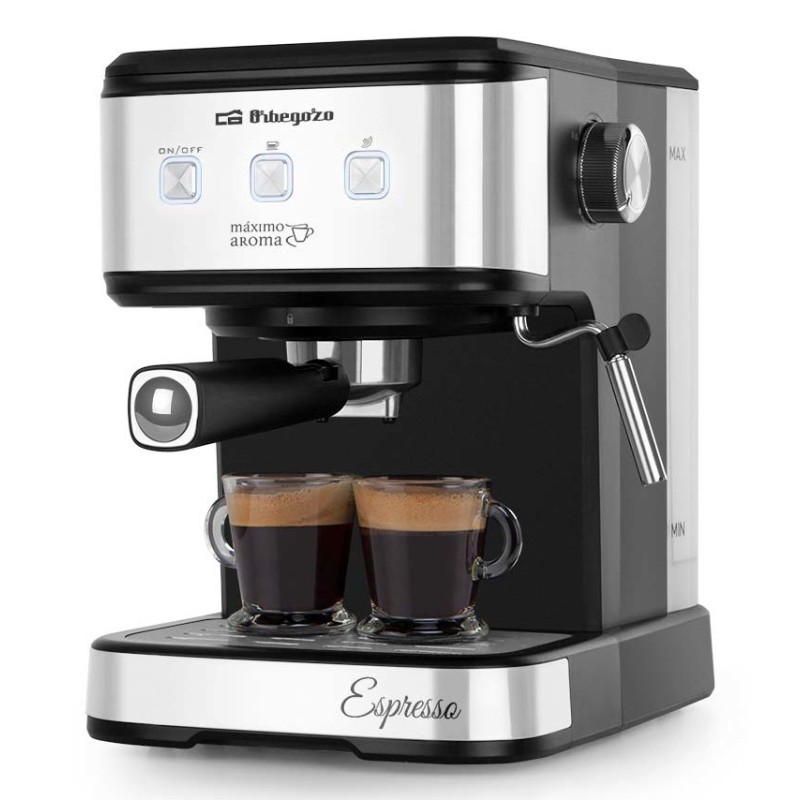 Cafetera Expresso Orbegozo EX5200, 20 bares, Toben