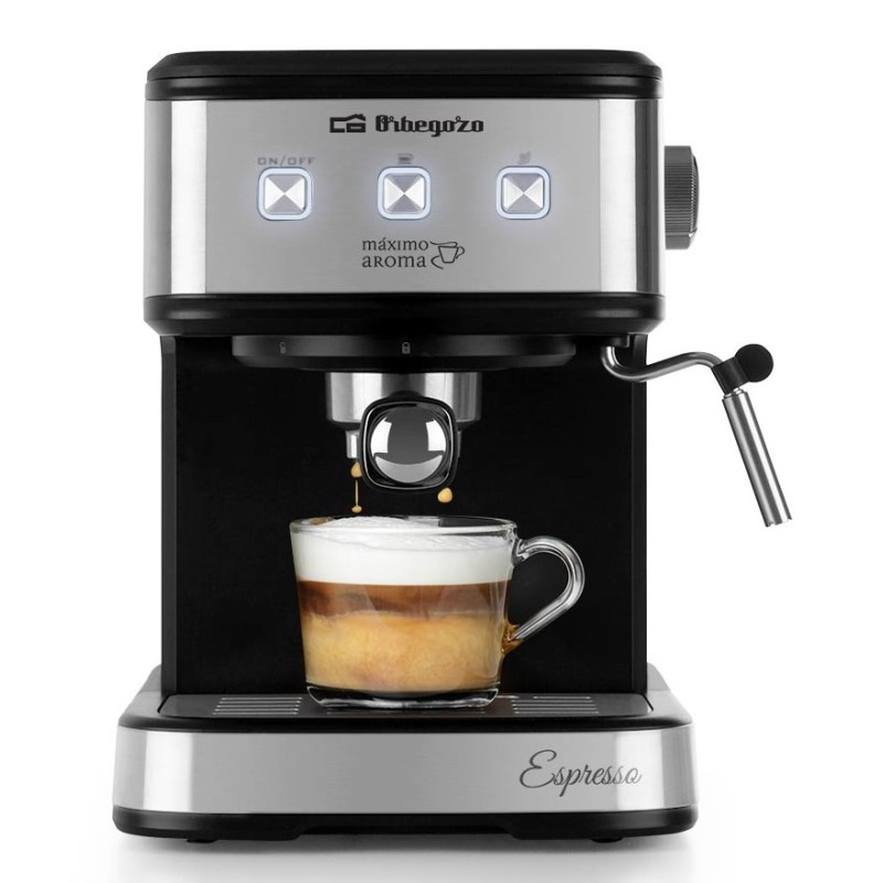 Cafetera Expresso Orbegozo EX5200, 20 bares, Toben